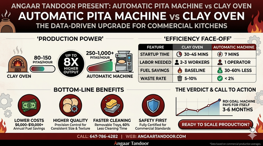 Automatic Pita Machine vs Clay Oven: The Data-Driven Upgrade Every Commercial Kitchen Needs
