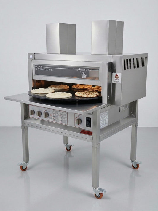 Certified 40 Inch Rotating Pita Oven