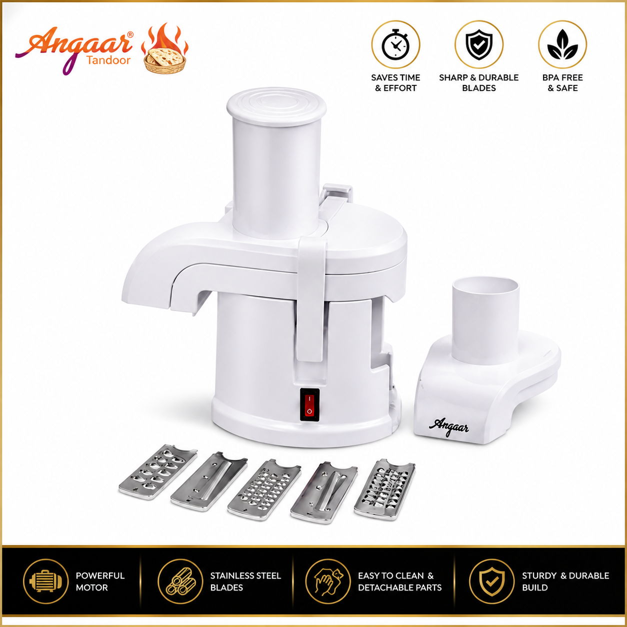 Angaar Electric Potato and Cheese Grater