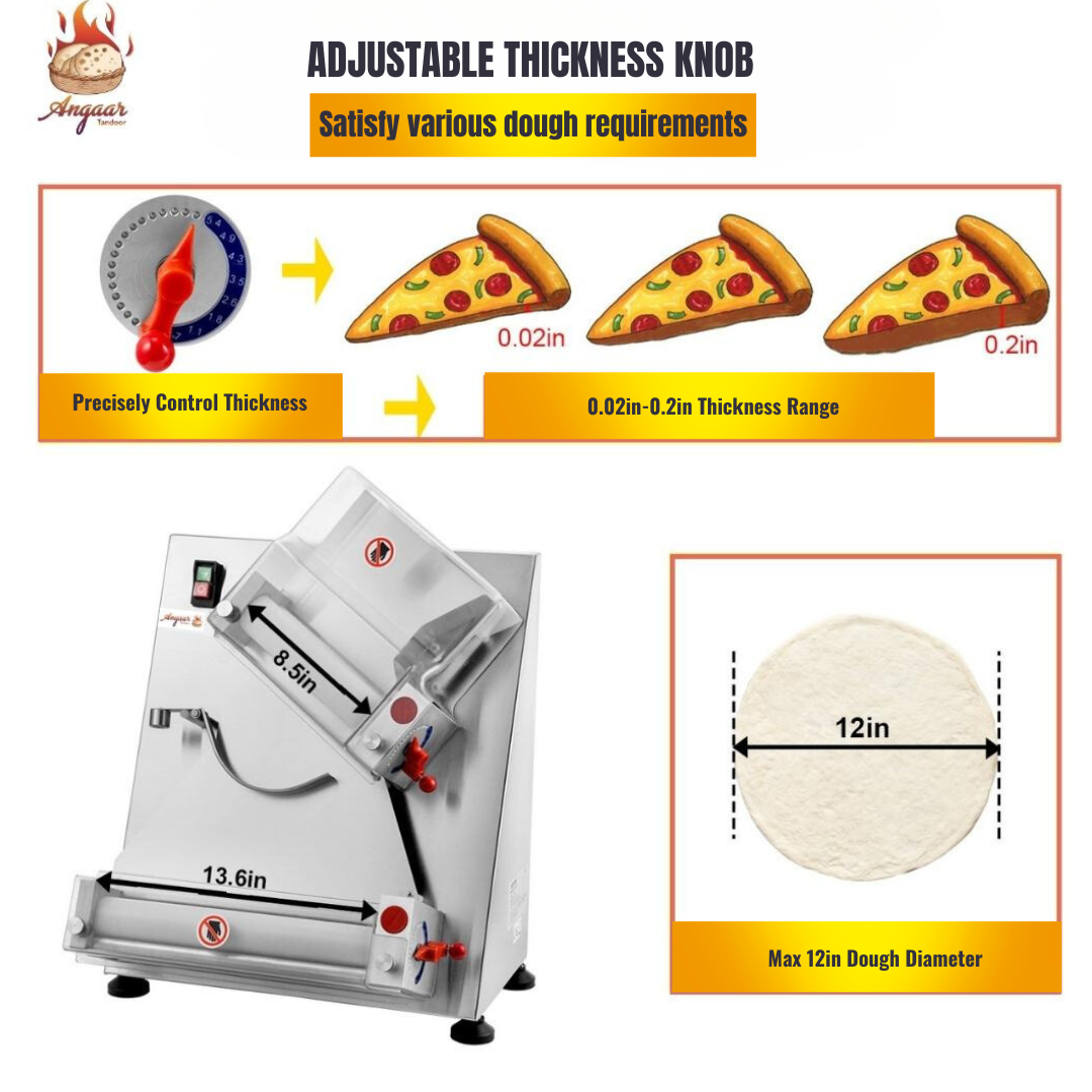 12 Inch Pizza Dough Roller