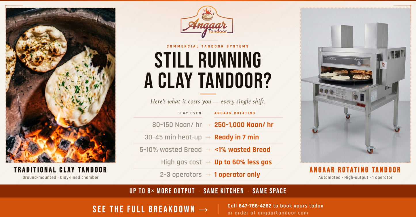 50-Inch Commercial Roti Maker